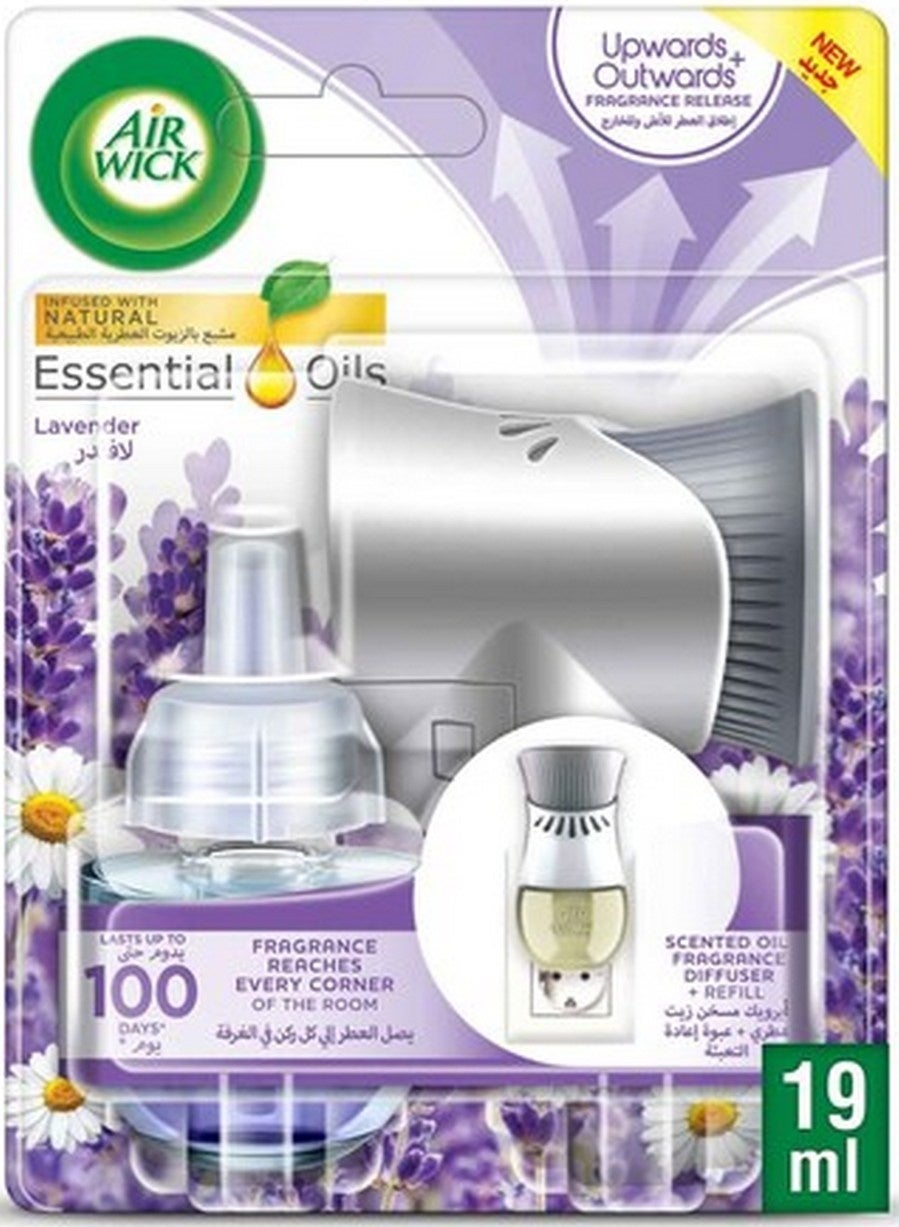 Air Wick Plug-in Scented Oil Fragrance Diffuser with Refill Lavender Scent 19ml